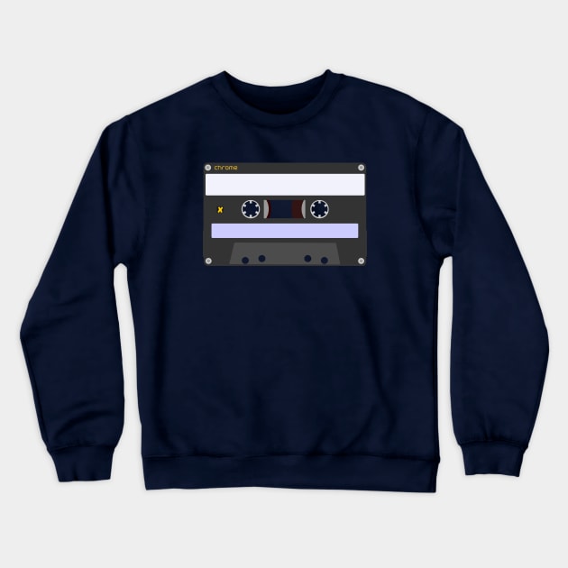 Chrome Cassette Crewneck Sweatshirt by gingerman